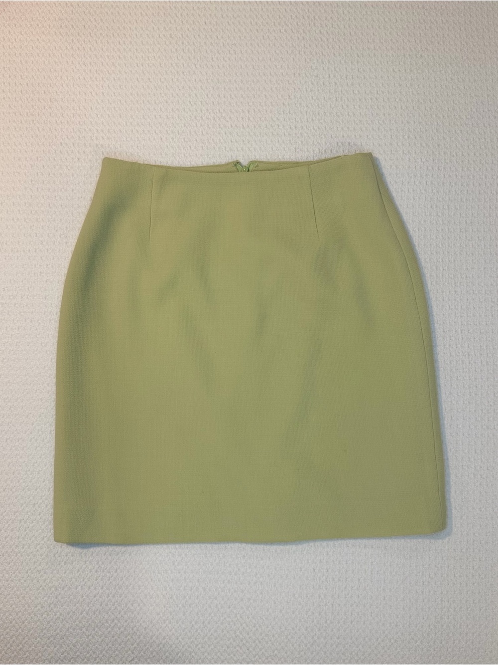 Vintage Oscar de la Renta Light Green Pencil Skirt